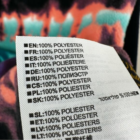 Burton Youth Medium Spark Pullover Fleece Jacket Multicolor Black Coat - Picture 9 of 11